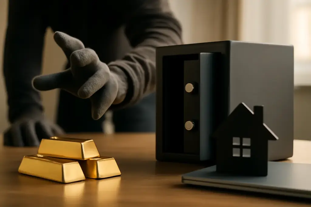 Quali sono i rischi del risparmio in oro fisico casalingo? La soluzione che tutela davvero il capitale