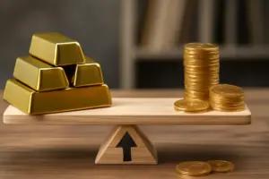 Lingotti o monete d’oro? La scelta che ottimizza davvero i costi di acquisto e vendita