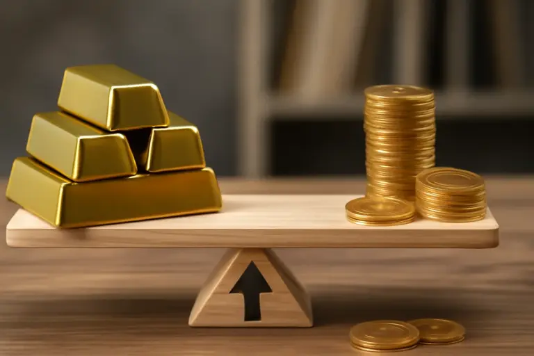 Lingotti o monete d’oro? La scelta che ottimizza davvero i costi di acquisto e vendita