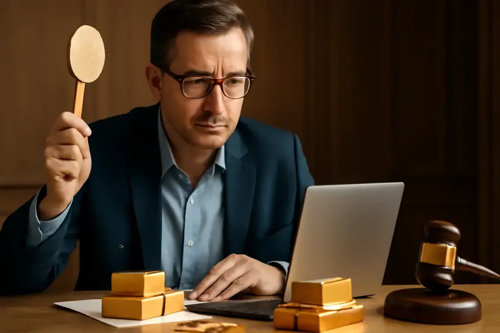 Investire in metalli preziosi alle aste giudiziarie: come partecipare senza commettere errori comuni
