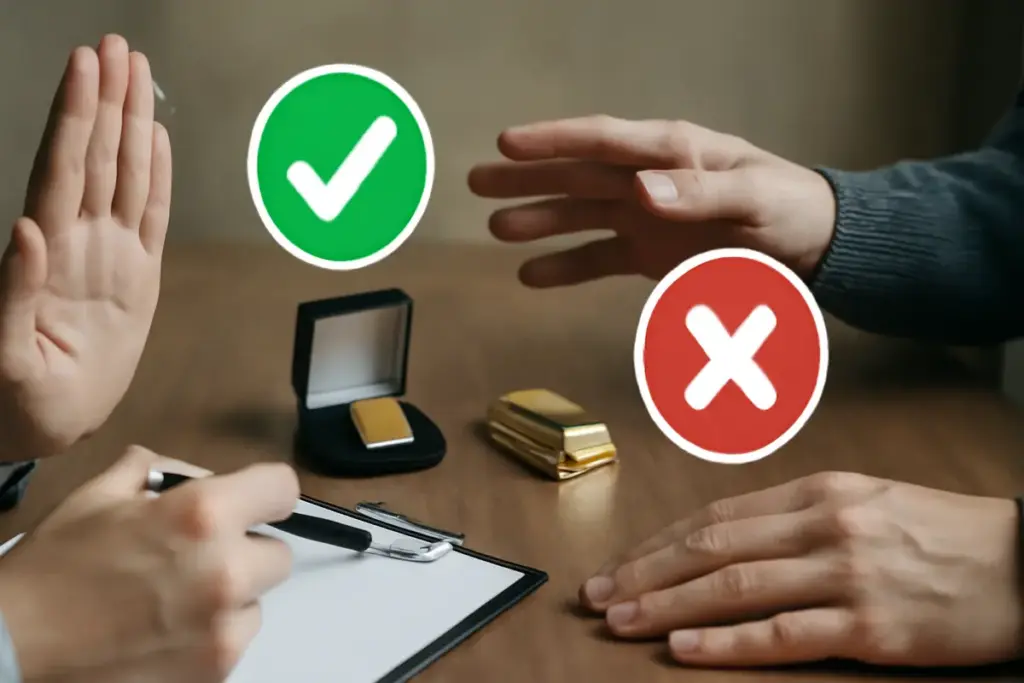 Quali sono le truffe più frequenti quando si acquistano metalli preziosi? I segnali che proteggono davvero il risparmiatore