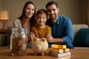 Risparmio familiare protetto da oro e argento: la strategia semplice per chi guarda al futuro dei figli